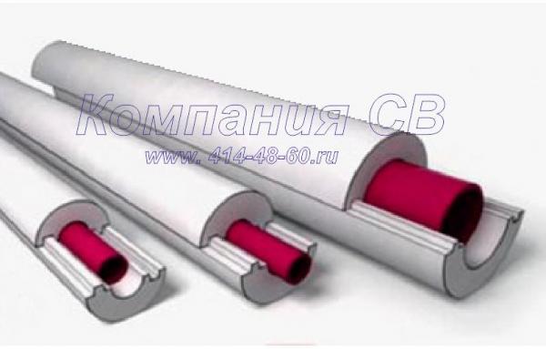 Утеплитель для труб водоснабжения,    скорлупа из пенопласта — фото 3